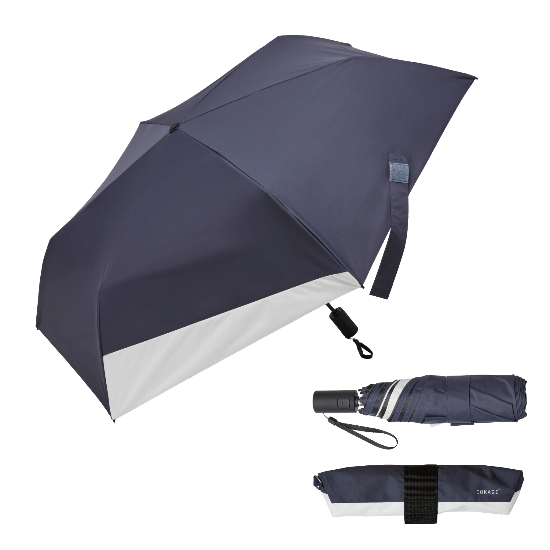 【自動開閉 折りたたみ傘】COKAGE+ ACTIVE 自動開閉 55cm Waterfront Official Shop