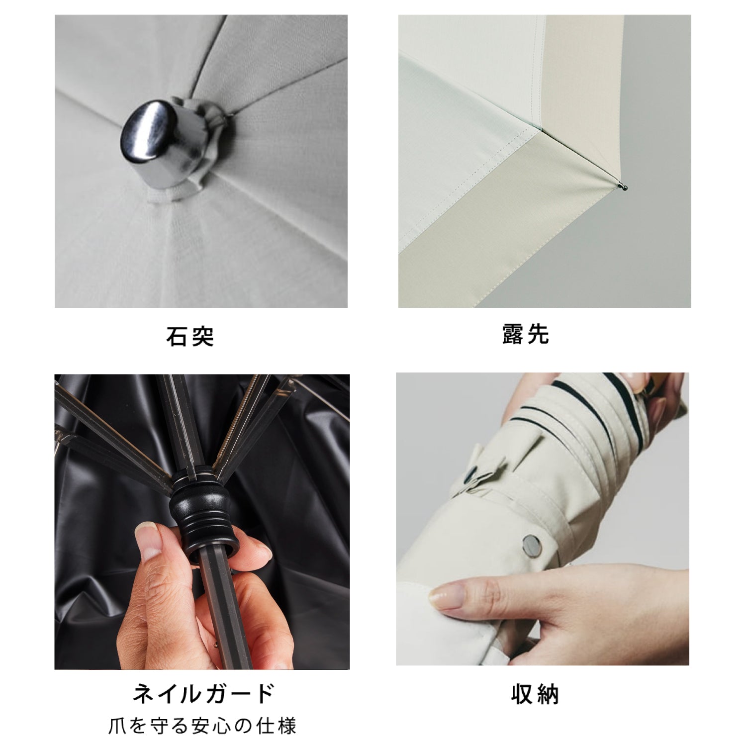 【3段 折りたたみ傘】COKAGE+ 木手元 50cm Waterfront Official Shop