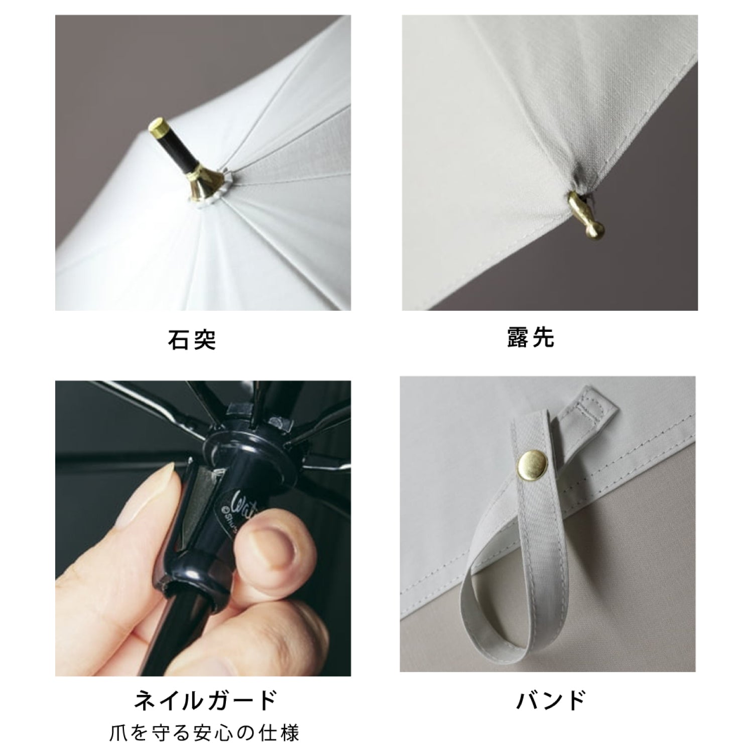 【長傘】COKAGE+ 竹手元 50cm Waterfront Official Shop