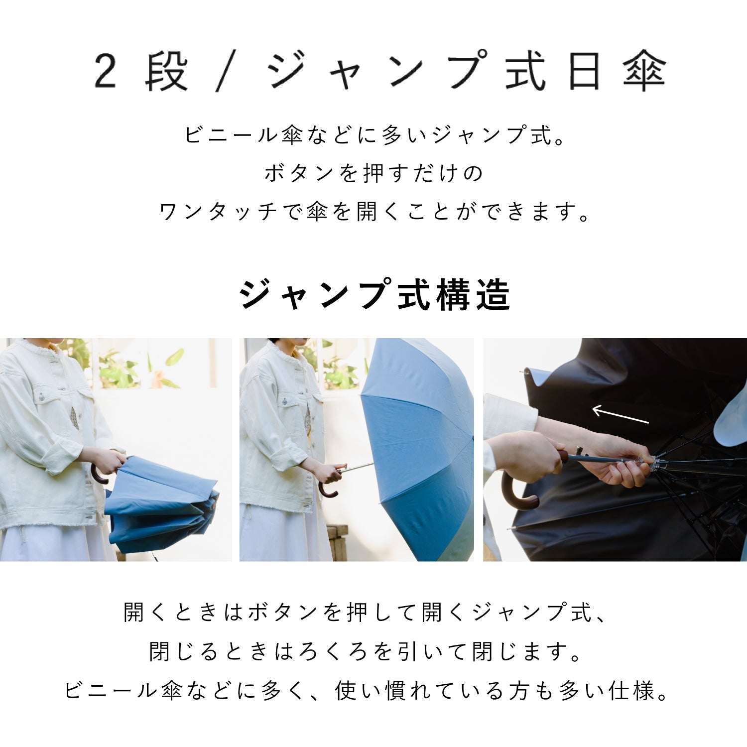 【日傘デザインコンテスト受賞作品】COKAGE+ 木手元 55cm ジャンプ折 Waterfront Official Shop