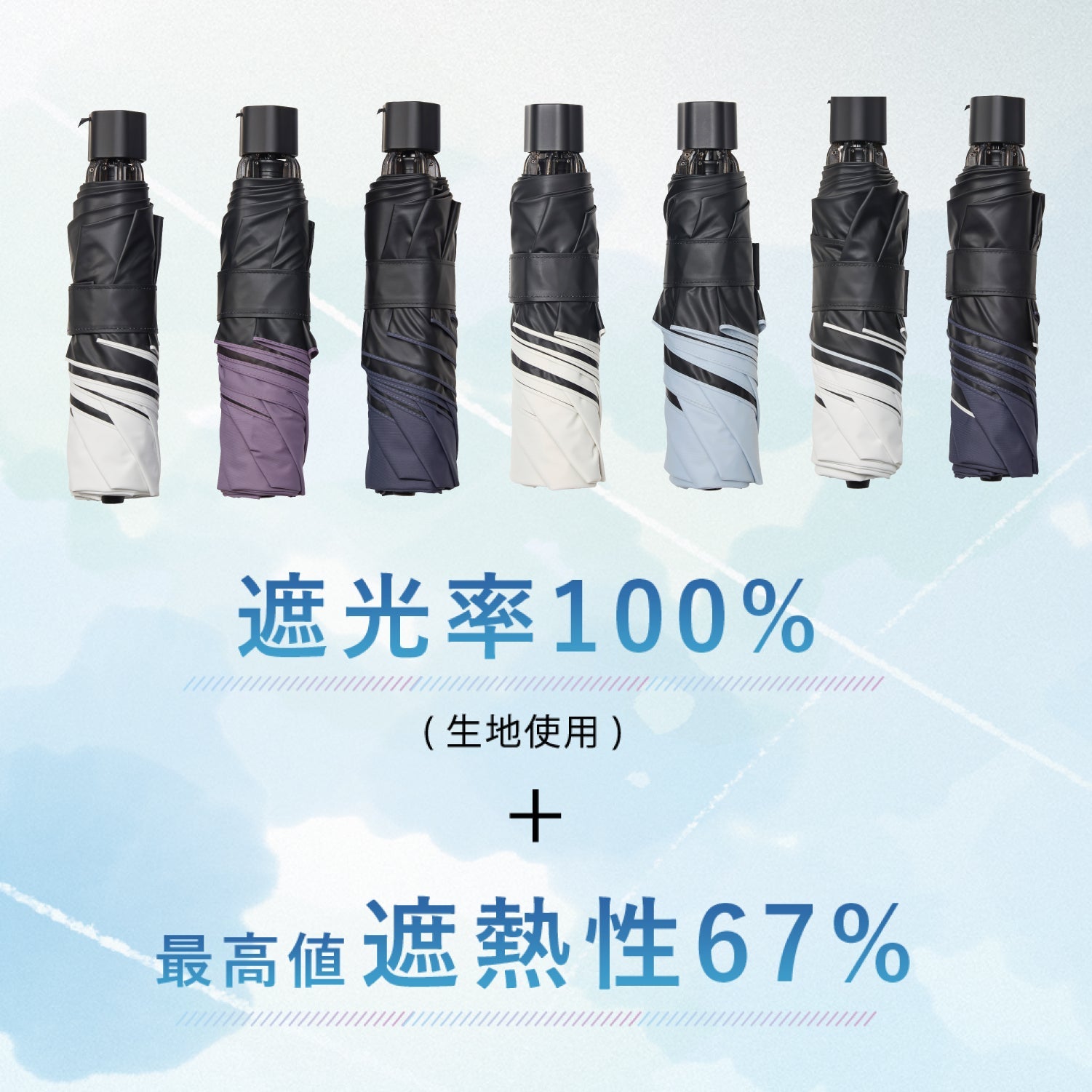 【耐風 折りたたみ傘】COKAGE+ ACTIVE 耐風 55cm　 Waterfront Official Shop