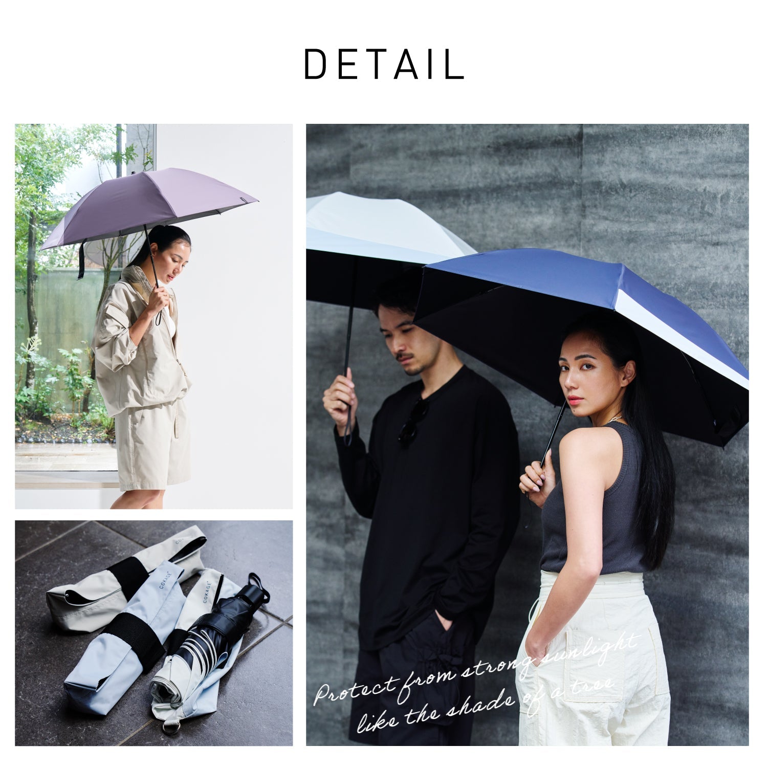 【耐風 折りたたみ傘】COKAGE+ ACTIVE 耐風 55cm　 Waterfront Official Shop