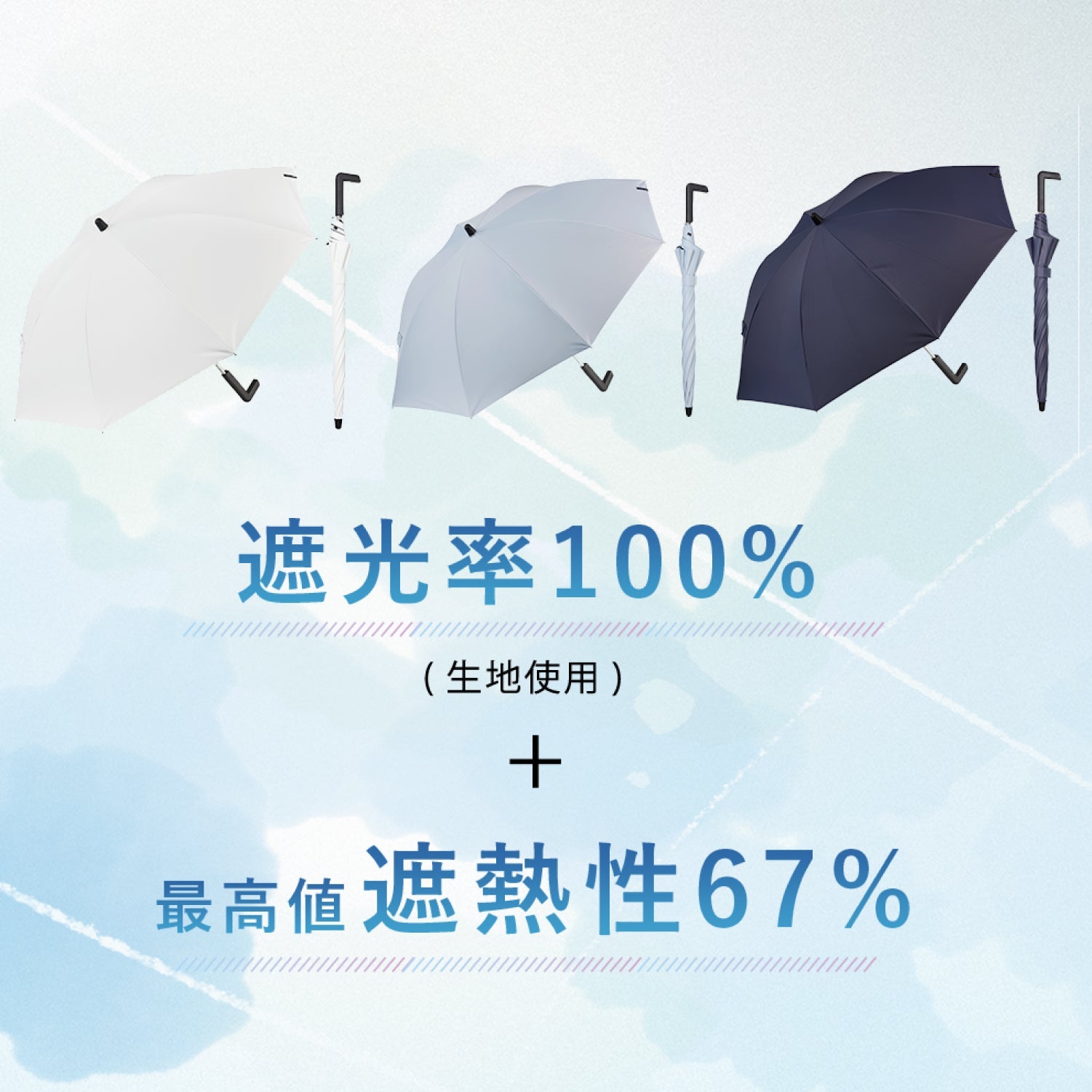 【長傘】COKAGE+ 耐風 60cm　 Waterfront Official Shop