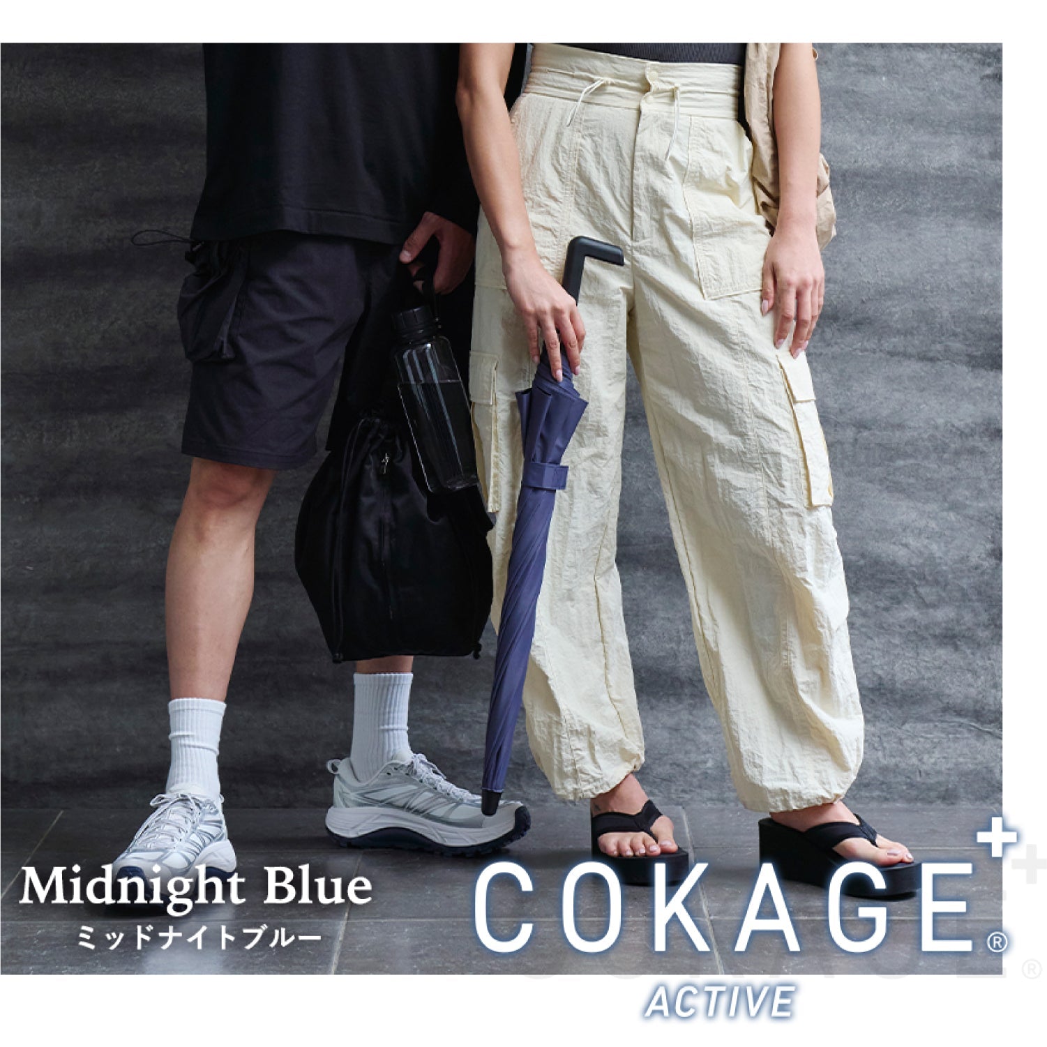 【長傘】COKAGE+ 耐風 60cm　 Waterfront Official Shop