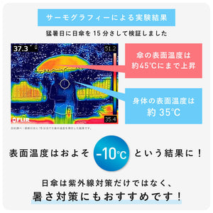 エアリーライト UVブロック 55cm Waterfront Official Shop