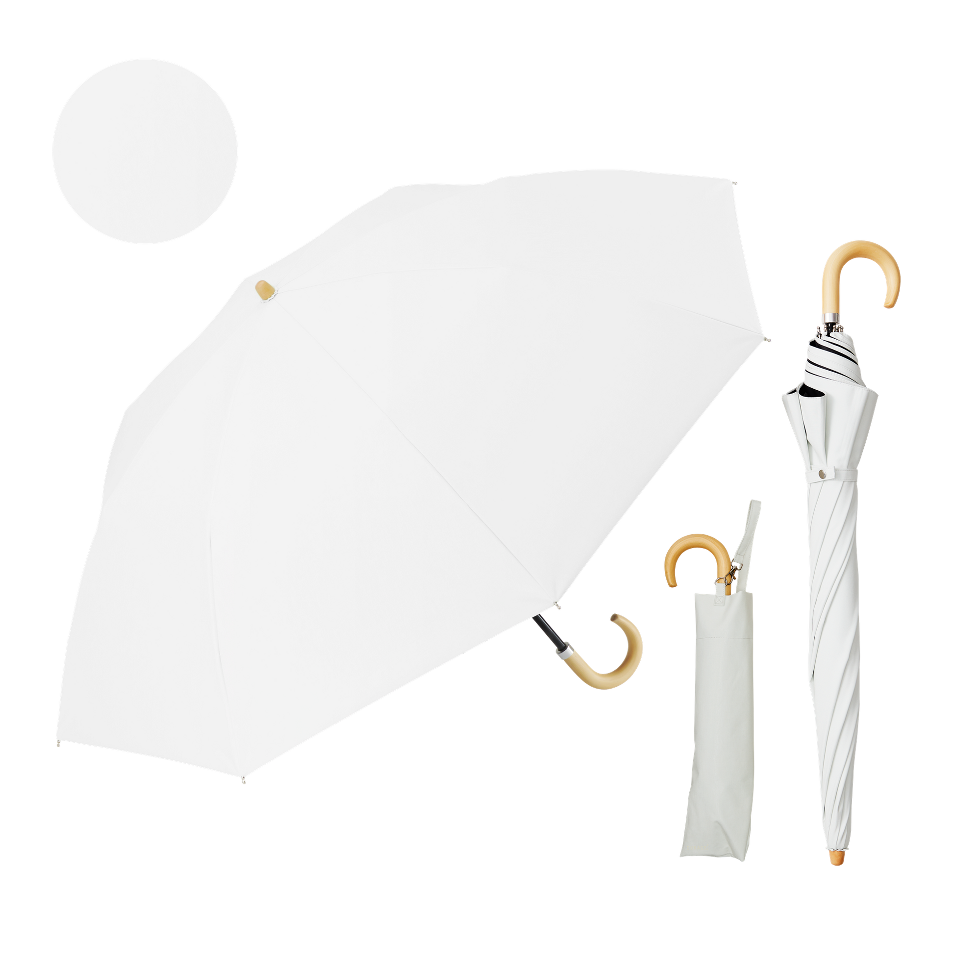 【2段2WAY 折りたたみ傘】COKAGE+ 木手元 55cm Waterfront Official Shop