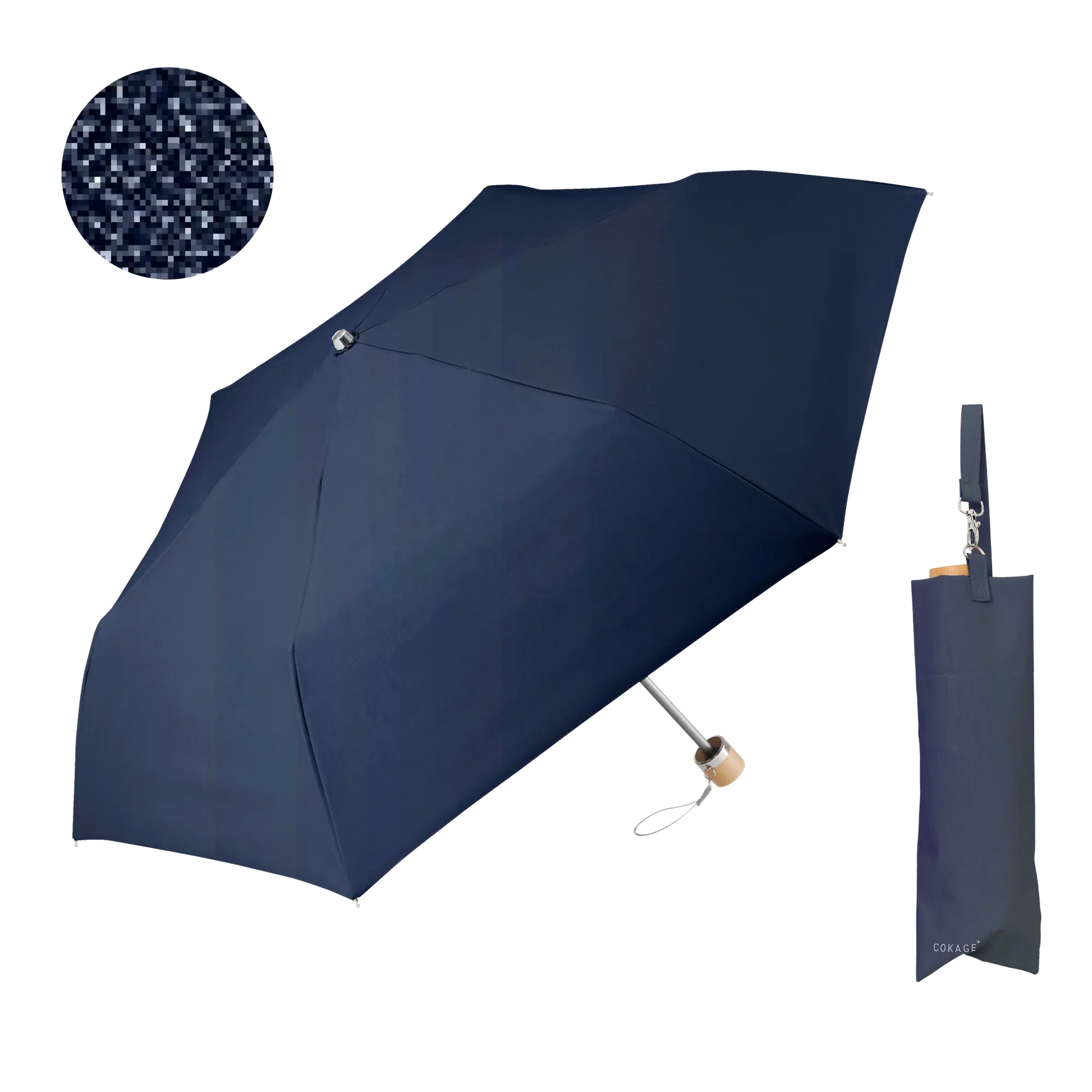 【3段 折りたたみ傘】COKAGE+ 木手元 50cm Waterfront Official Shop