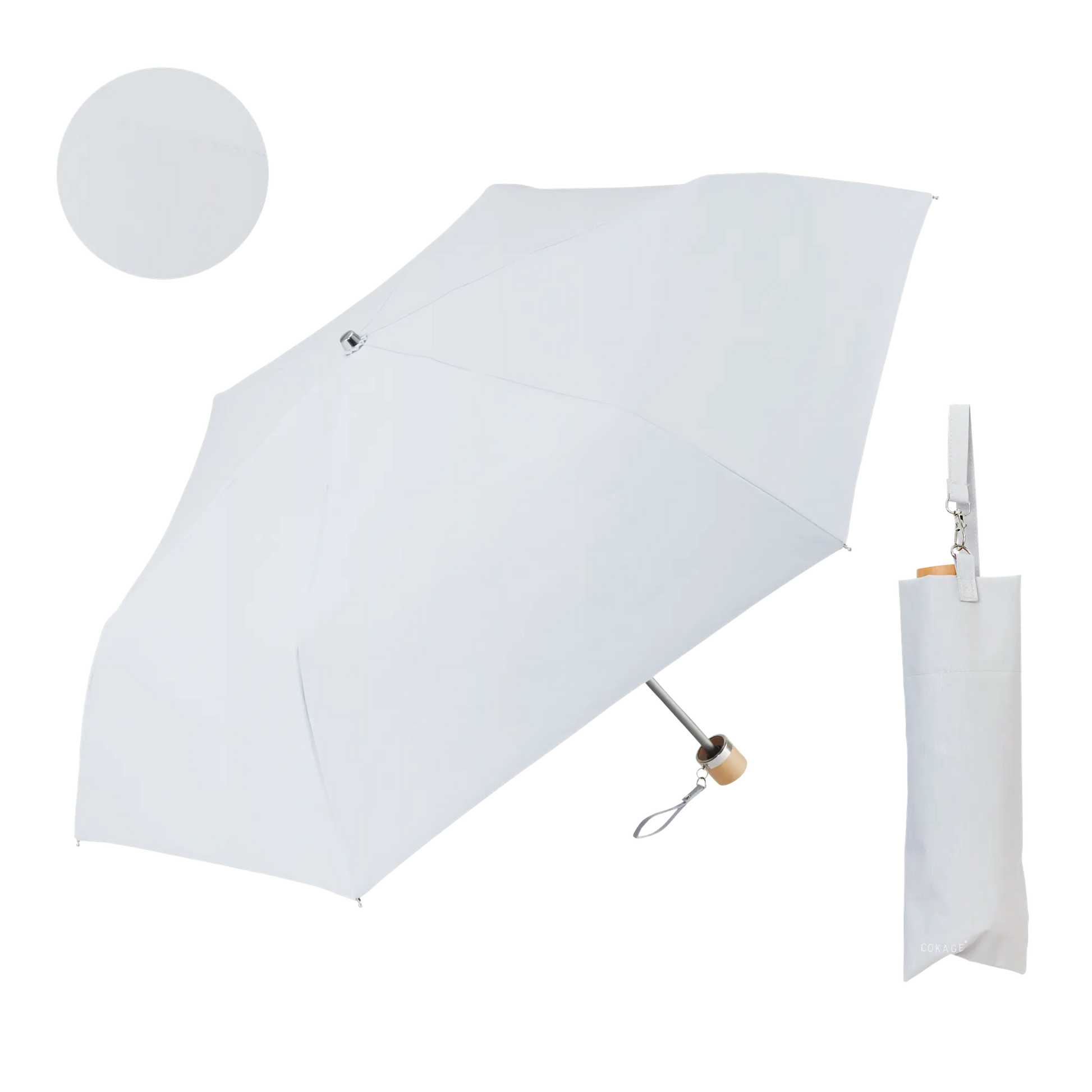 【3段 折りたたみ傘】COKAGE+ 木手元 50cm Waterfront Official Shop