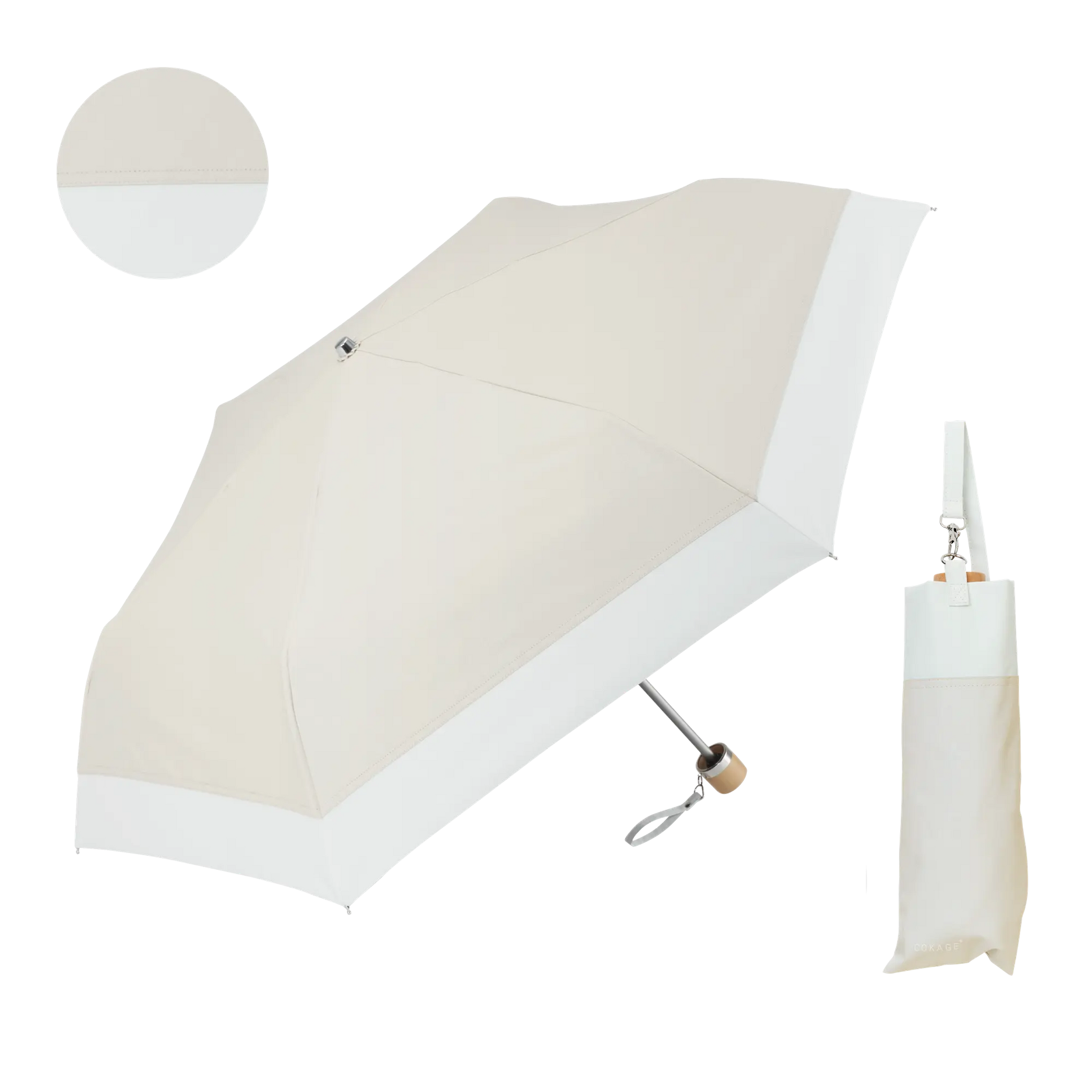 【3段 折りたたみ傘】COKAGE+ 木手元 50cm Waterfront Official Shop