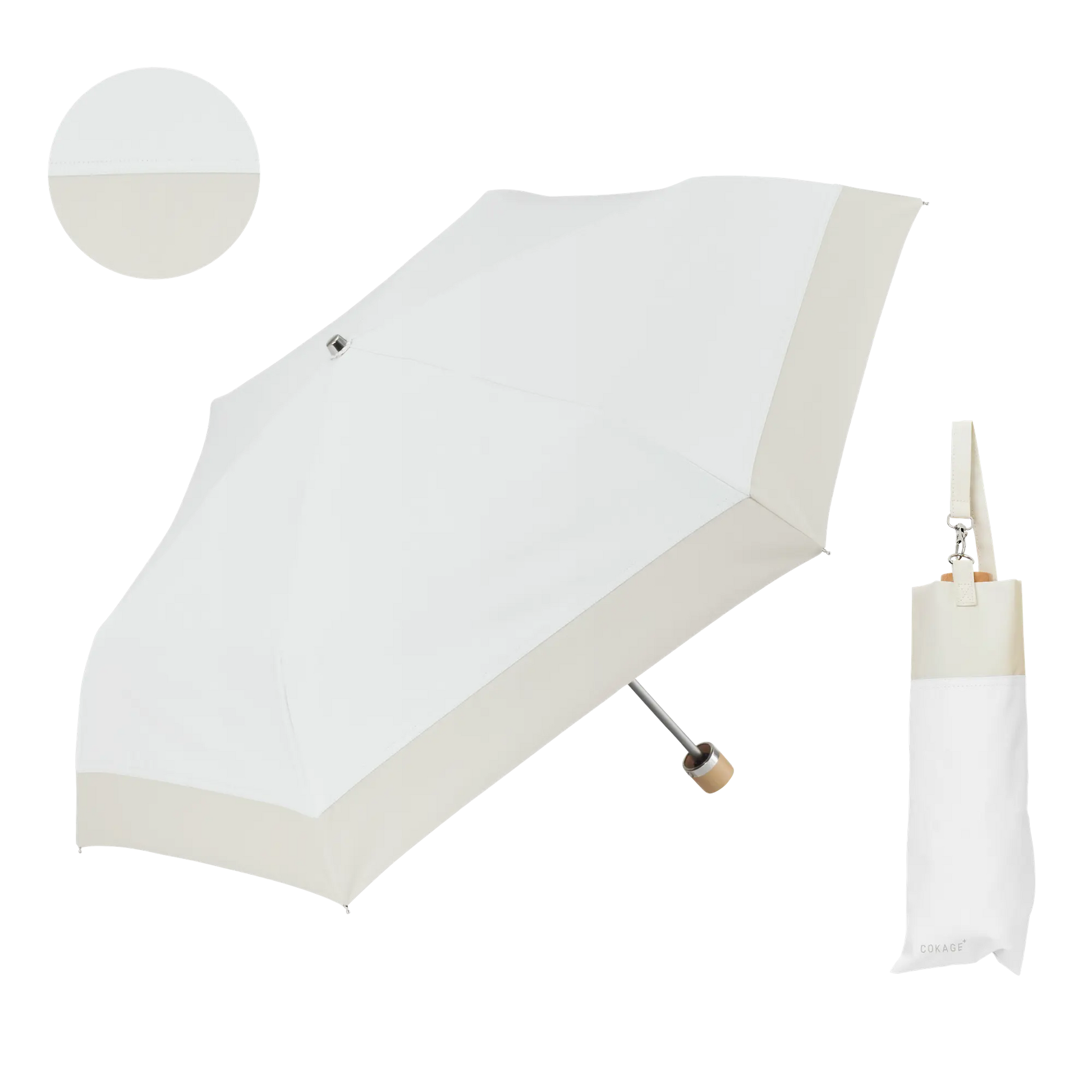 【3段 折りたたみ傘】COKAGE+ 木手元 50cm Waterfront Official Shop