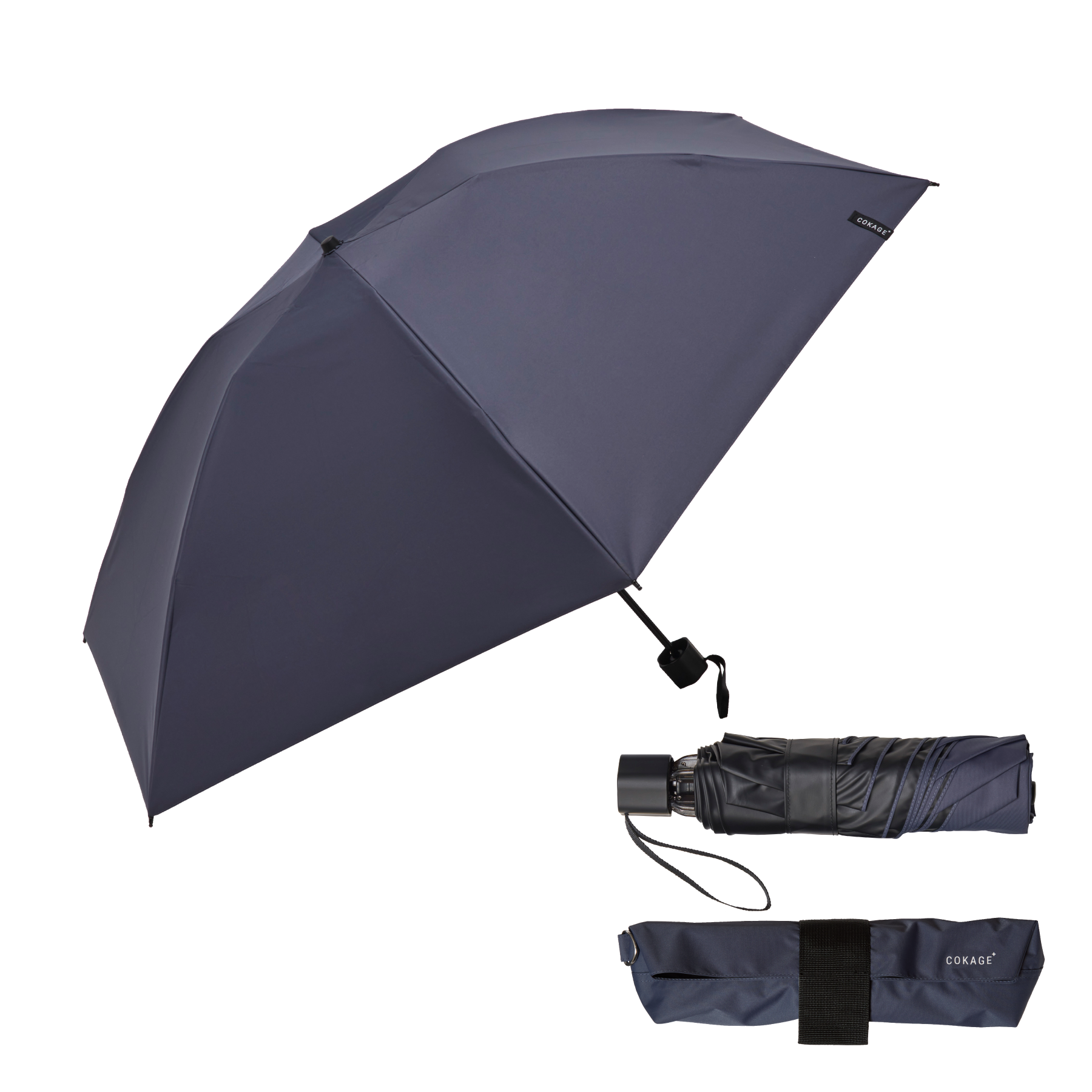 【耐風 折りたたみ傘】COKAGE+ ACTIVE 耐風 55cm　 Waterfront Official Shop