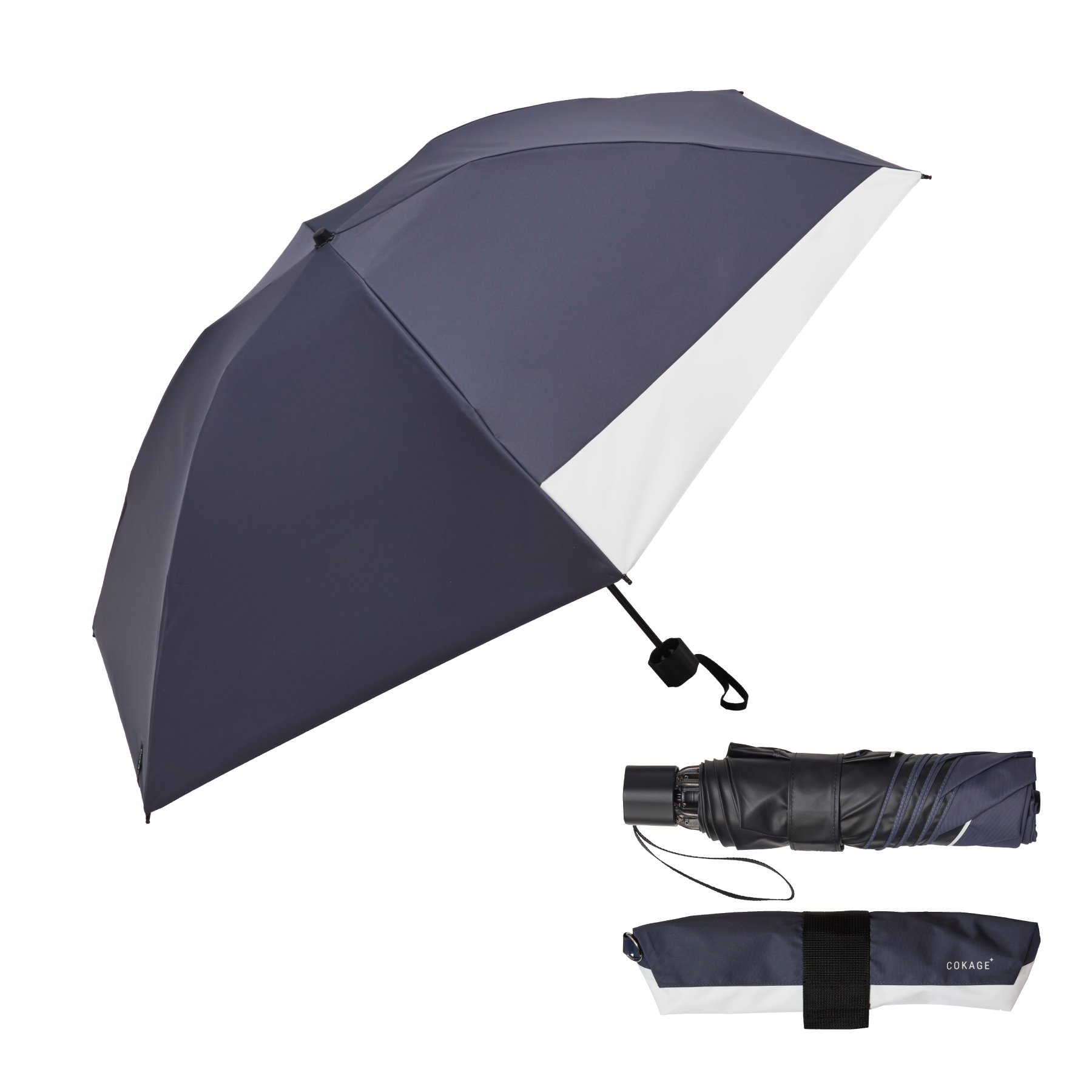 【耐風 折りたたみ傘】COKAGE+ ACTIVE 耐風 55cm　 Waterfront Official Shop