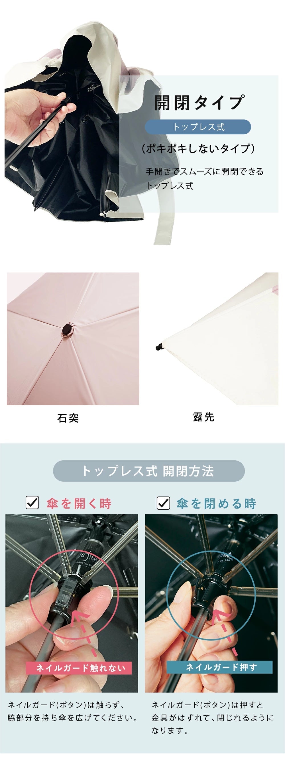 NEW極軽カーボン UVブロック 折 55cm バイカラー Waterfront Official Shop