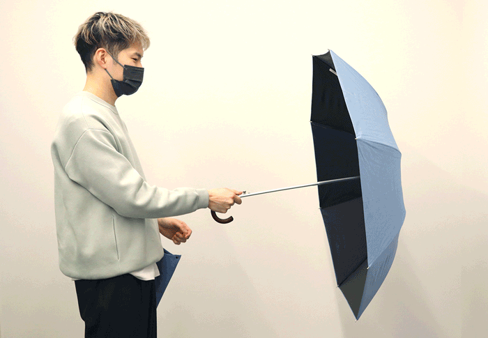 【2段ジャンプ 折りたたみ傘】COKAGE+ 木手元 55cm Waterfront Official Shop