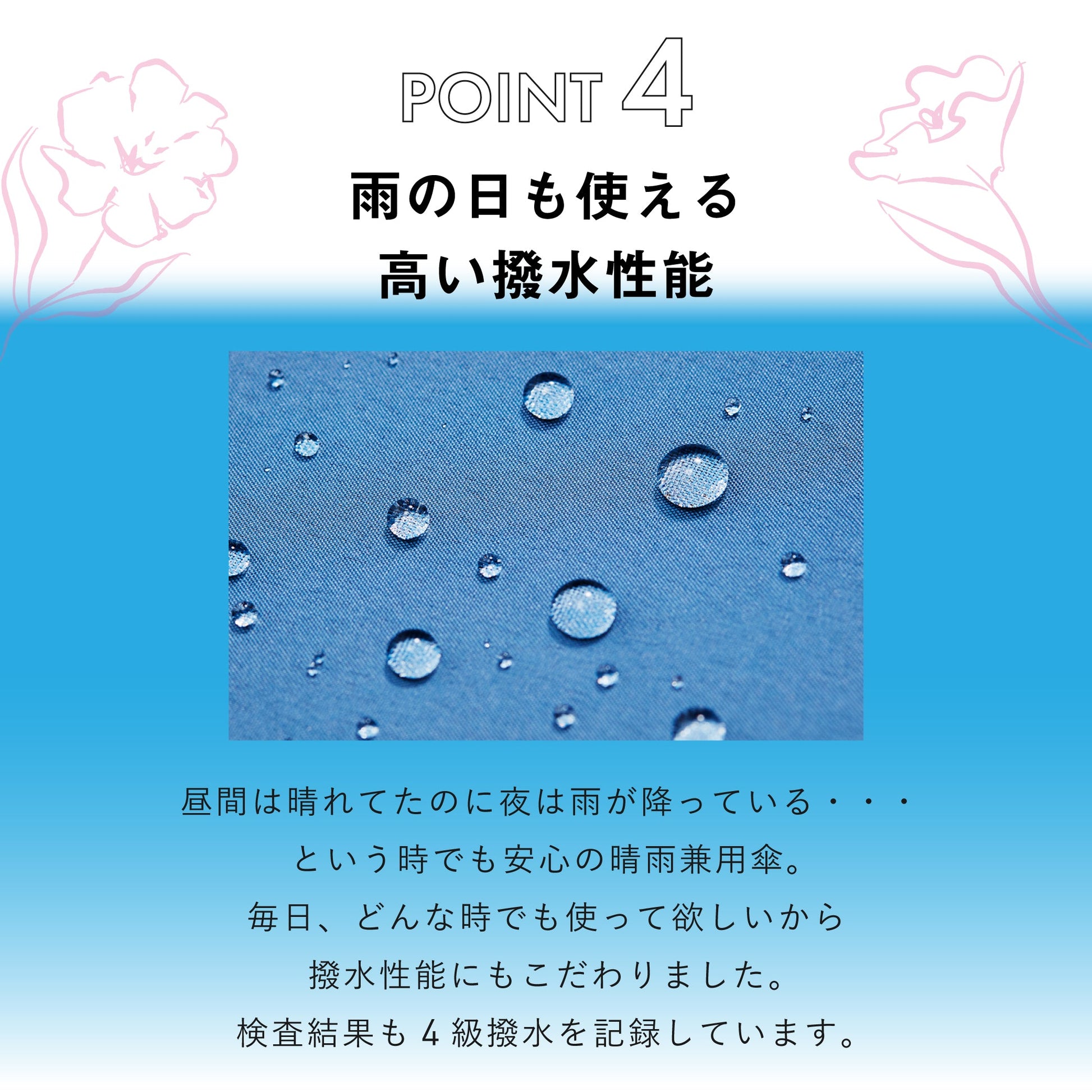 ハンディールーフ UVブロック 折 60cm Waterfront Official Shop