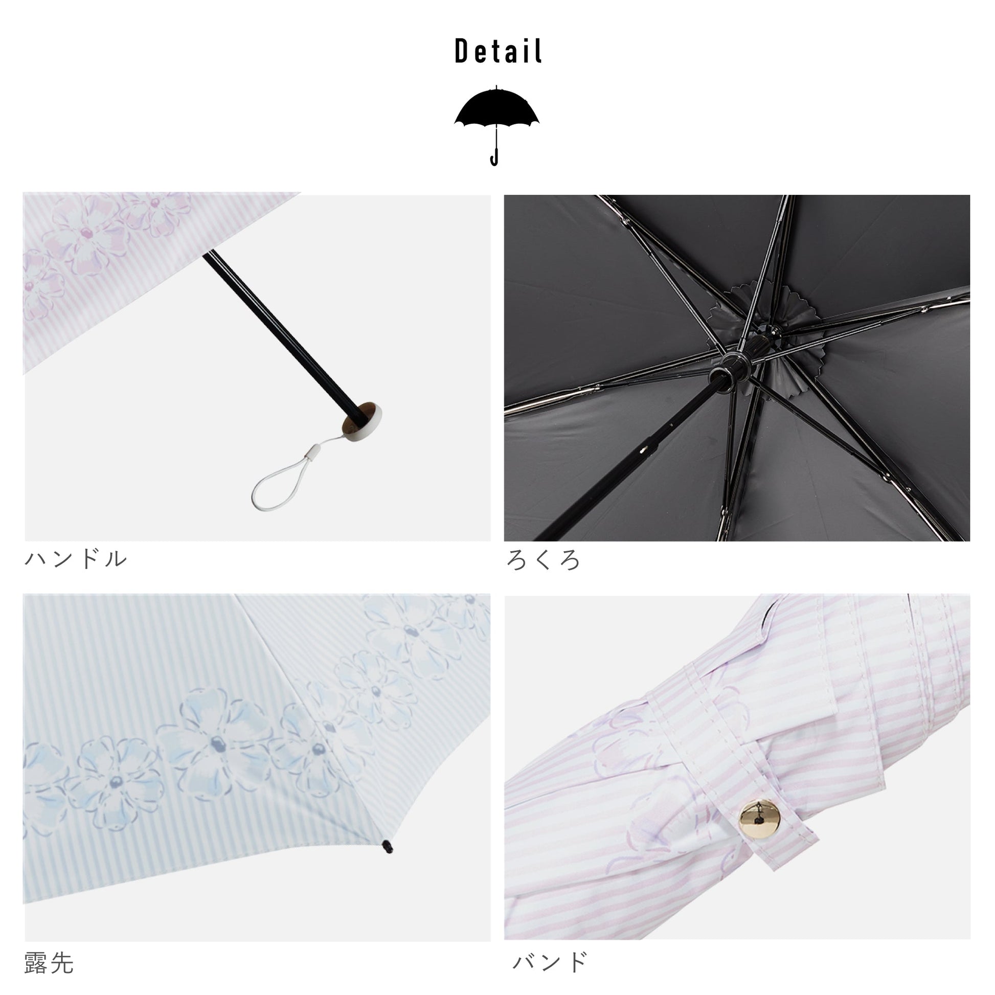 ハンディールーフ UVブロック 折 60cm Waterfront Official Shop