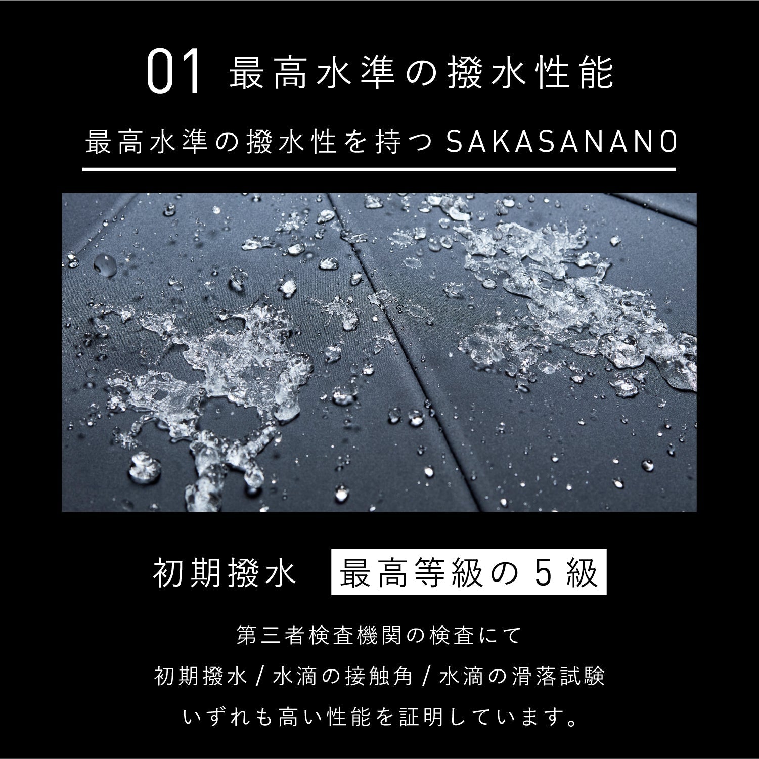 【最強の撥水傘】SAKASANANO 60cm　※予約販売 Waterfront Official Shop