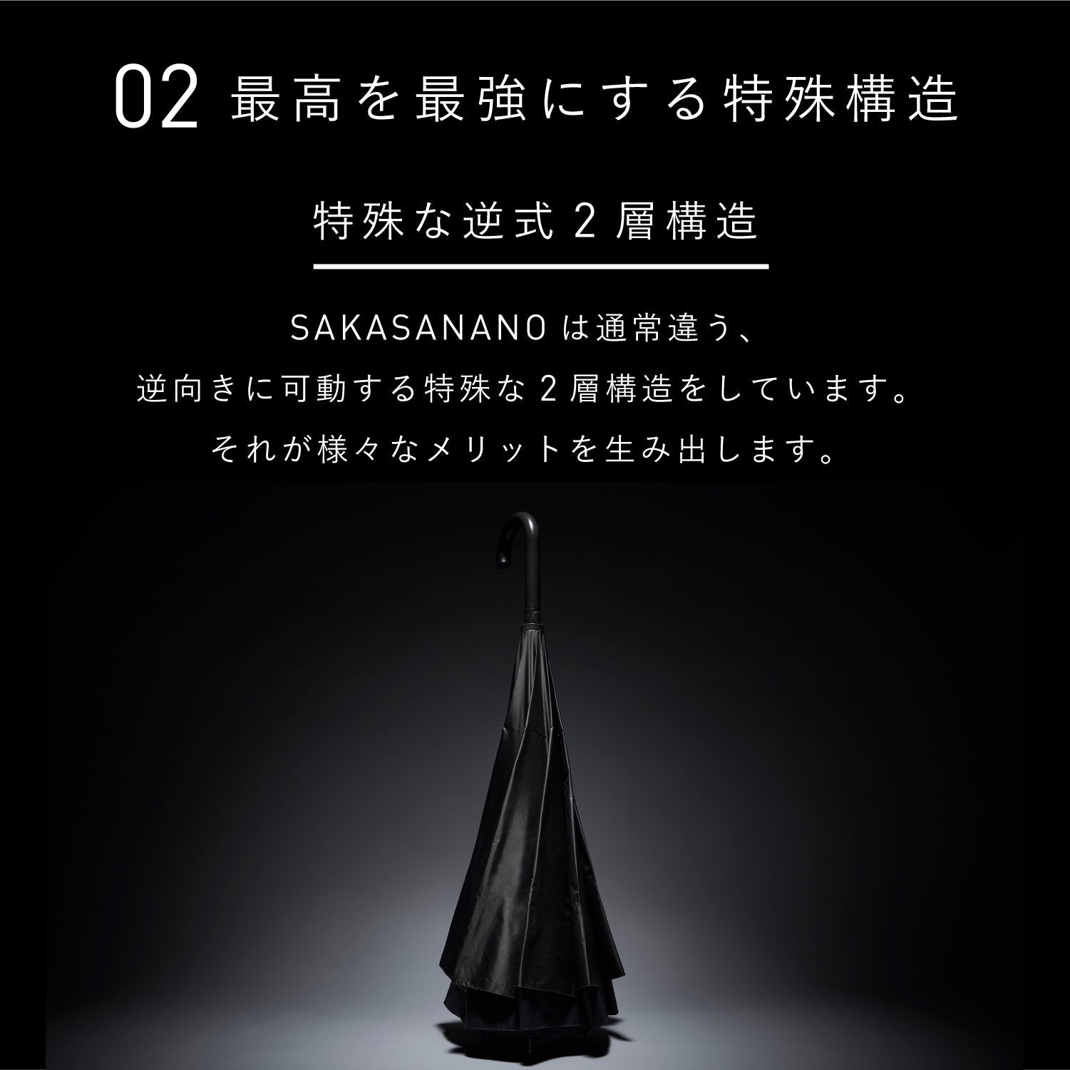 【最強の撥水傘】SAKASANANO 60cm　※予約販売 Waterfront Official Shop