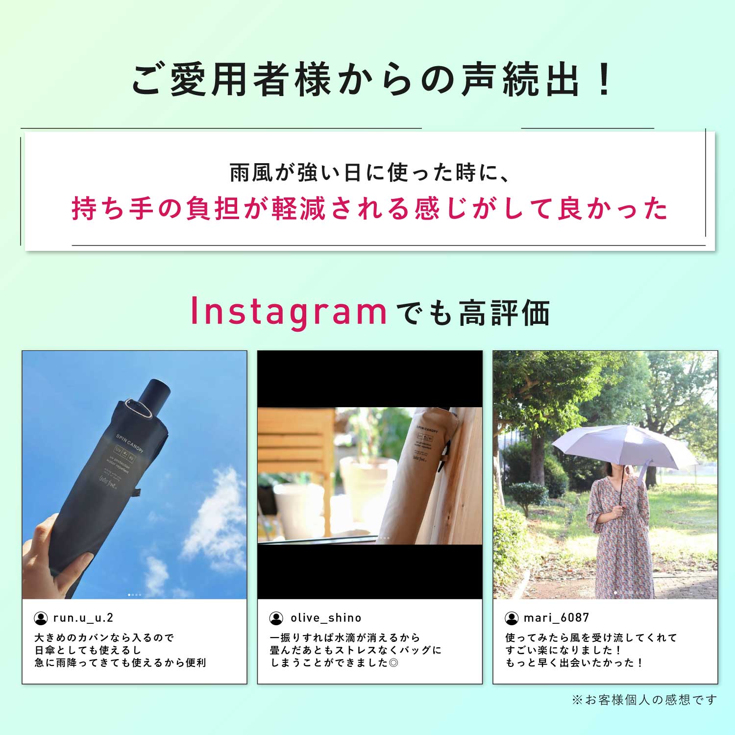 スピンキャノピー 折 60cm Waterfront Official Shop