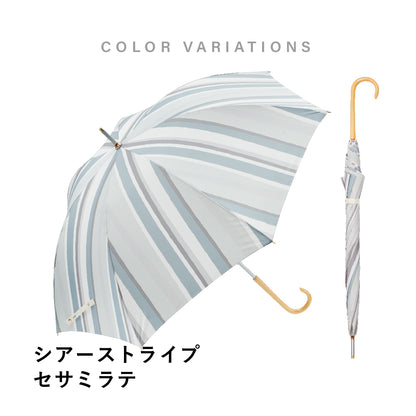 傘 日傘 雨傘 かさ カサ Waterfront ウォーターフロント シューズセレクション 長傘 レディース